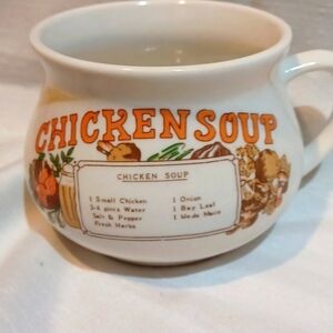 Vintage Chicken Noodle  Soup‎ Mug  XLarge Cup